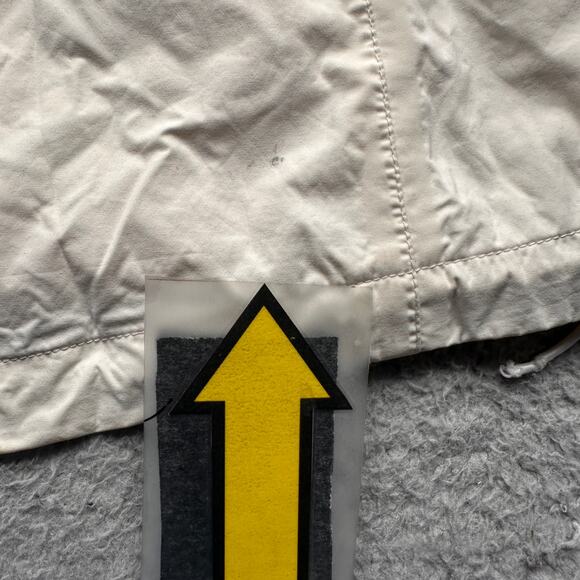 Helly Hansen Vancouver Rain Jacket Cream Beige Women Medium Rain Full Zip Hooded - Picture 12 of 15